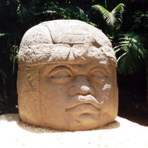 Olmec head